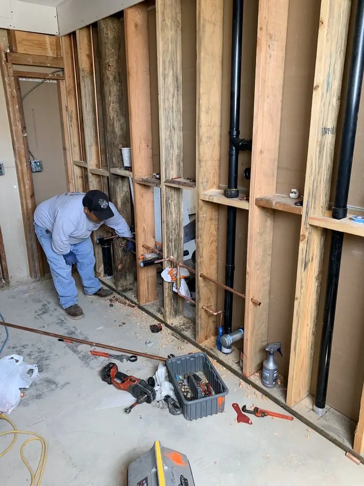 Commercial rough-in plumbing for Water Heater Replacement in Gratz